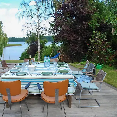 House With Boat Dock On Schaalsee Seedorf