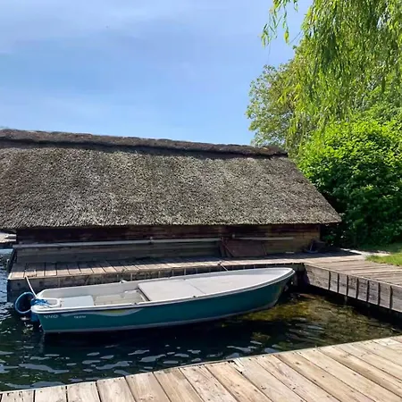 House With Boat Dock On Schaalsee Seedorf (Lauenburg)